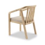 Maris 2 Seater Round Bistro Set with Riven Chairs - Image 7