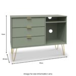 Moreno 3 Drawer TV Unit - Image 10