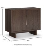 Mylor Oak 2 Door Sideboard - Image 11