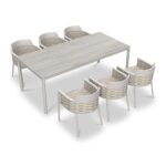 Olma 6 Seater Dining Table Set & Chairs - Image 2
