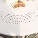 Porto 4 Seater Round Dining Set - Image 7