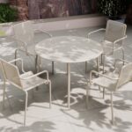 Porto 4 Seater Round Dining Set - Image 2
