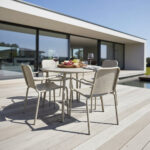 Porto 4 Seater Round Dining Set
