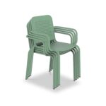 Porto 4 Seater Round Dining Set - Image 15
