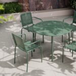 Porto 4 Seater Round Dining Set - Image 11