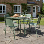 Porto 4 Seater Round Dining Set - Image 10
