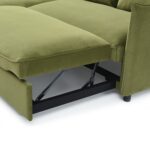 Thalia Velvet Corner Sofa Bed - Image 30