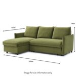 Thalia Velvet Corner Sofa Bed - Image 40