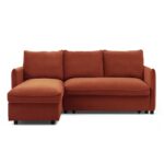 Thalia Velvet Corner Sofa Bed - Image 14