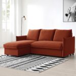 Thalia Velvet Corner Sofa Bed - Image 15