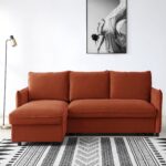 Thalia Velvet Corner Sofa Bed - Image 2