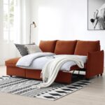 Thalia Velvet Corner Sofa Bed - Image 3