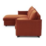 Thalia Velvet Corner Sofa Bed - Image 18