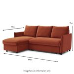 Thalia Velvet Corner Sofa Bed - Image 20