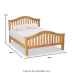 Zelah Curved Slatted Bed Frame - Image 3