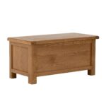 Zelah Oak Blanket Box
