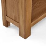 Zelah Oak Narrow Bookcase - Image 11