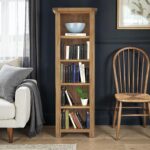 Zelah Oak Narrow Bookcase - Image 2