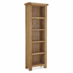 Zelah Oak Narrow Bookcase