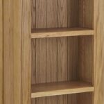 Zelah Oak Narrow Bookcase - Image 8