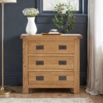 Zelah Oak 3 Drawer Chest - Image 2