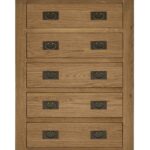 Zelah Oak 5 Drawer Chest - Image 10