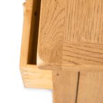 Surrey Oak Corner TV Stand - Image 9
