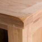 Surrey Oak Slim Bookcase - Image 7