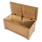 Surrey Oak Blanket Box - Image 7