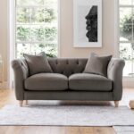 Clarence Velvet Chesterfield 2 Seater Sofa - Image 9