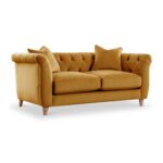 Clarence Velvet Chesterfield 2 Seater Sofa - Image 17