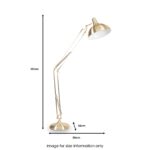 Alonzo Brass Task Floor Lamp - Image 4