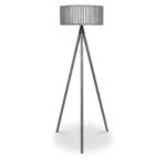 Rabanne Antique Wood Slat Tripod Floor Lamp