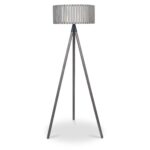 Rabanne Antique Wood Slat Tripod Floor Lamp - Image 3