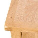 Surrey Oak Console Table with Baskets - Image 9