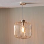 Dania French Gold Metal Wire Pendant - Image 2