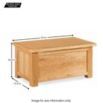 Lanner Oak Blanket Box - Image 4