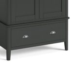 Dumbarton Charcoal Double Wardrobe - Image 5