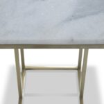 Elissa White Marble Side Table with Gold Leg - Image 8