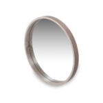 Natural Wood Round Wall Mirror - Image 3