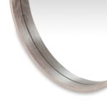 Natural Wood Round Wall Mirror - Image 4