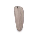 Natural Wood Veneer Teardrop Shaped Mirror - Image 4