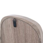 Natural Wood Veneer Teardrop Shaped Mirror - Image 5