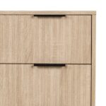 Jakob Oak 3 Drawer Grooved Chest - Image 9