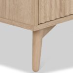Jakob Oak 3 Drawer Grooved Chest - Image 12