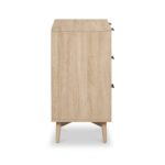 Jakob Oak 3 Drawer Grooved Chest - Image 5