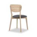 Jakob Oak Curved Dining Chair - Image 5