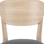 Jakob Oak Curved Dining Chair - Image 7