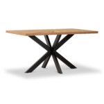 Sunburst Oak 150cm Rectangular Dining Table