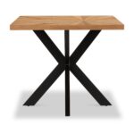 Sunburst Oak 180cm Rectangular Dining Table - Image 5